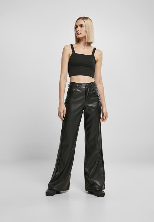 Immagine prodotto Urban Classics Pantaloni a gamba larga in ecopelle da donna (26)