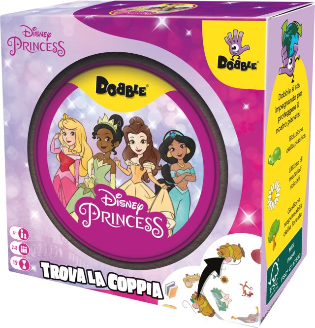 Asmodée 8254 - ASMODEE - Dobble Disney Princess (Eco-Sleeve) (Italiano)