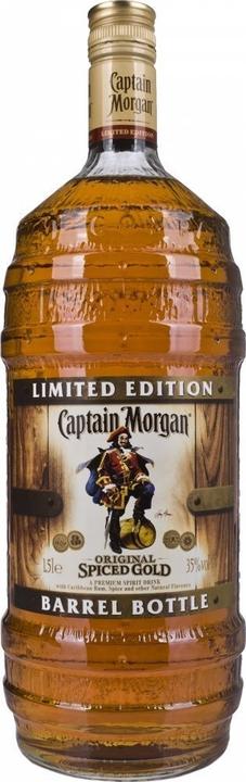 Produktbild Captain Morgan Spiced Gold Limited Edition Barrel Bottle Rum (1 x 150 cl)