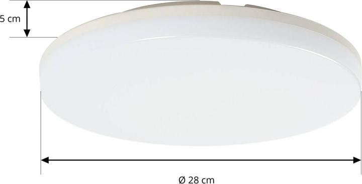 Immagine prodotto Prios Artin Lampada da soffitto a LED, rotonda, 28 cm (2160 lm)