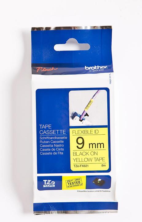 Produktbild Brother TZe-FX621 (0.90 cm, Schwarz)