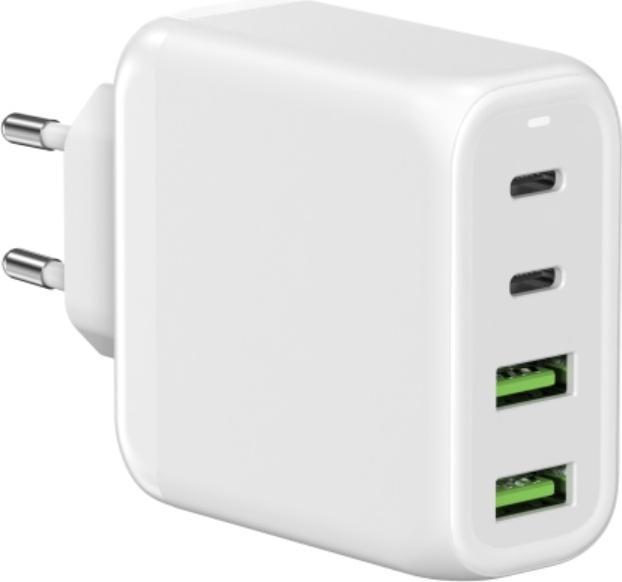 Produktbild Allnet Ersatznetzteil QC USB-C PD GaN Netzteil Power Supply 68 Watt 2x USB Typ-A QC, 2x USB Typ-C** (68 W)