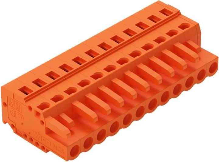 Wago MCS-MIDI 5.08mm terminal block plug,12P