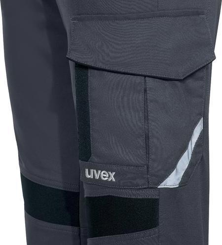 Actual product image Uvex Safety uvex suXXeed industry work trousers grey, anthracite 25 (25)