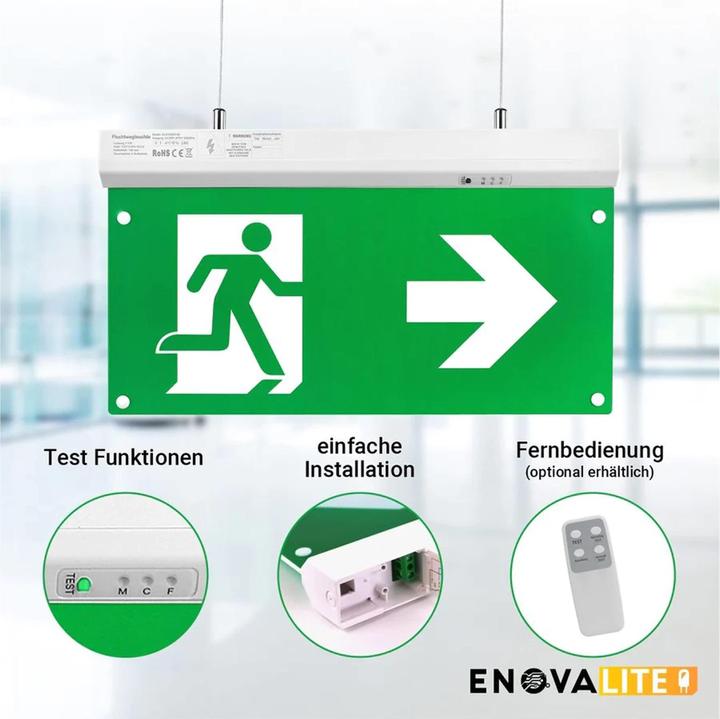 Produktbild Enovalite LED-Fluchtwegleuchte