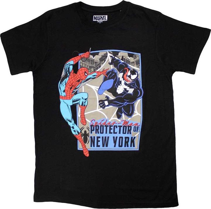 Immagine prodotto Spiderman Protector Of New York Maglietta Adulto Unisex (XL)