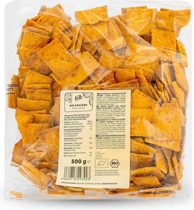 Immagine prodotto KoRo Cracker biologici con polvere di pomodoro e origano (500 g)