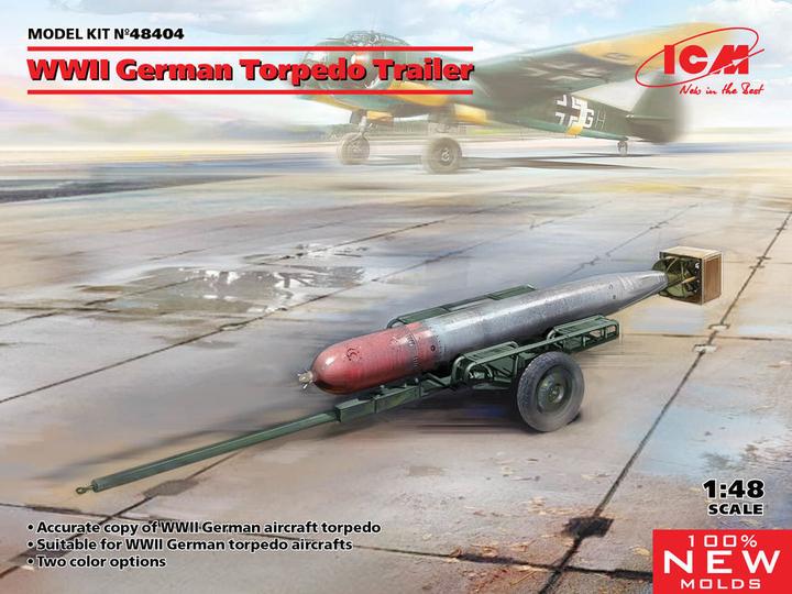 Produktbild ICM WWII German Torpedo Trailer (100% new molds)