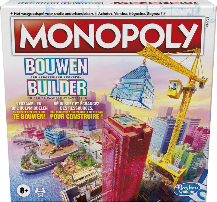 Produktbild Hasbro Gaming Monopoly Bauen - Belgische Edition Brettspiel Strategiespiel Familienspiel Spiele für Kinder Tolles (Französisch, Niederländisch)