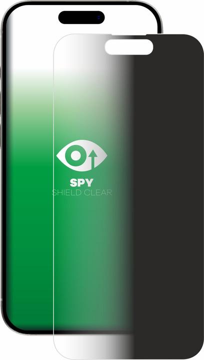 Actual product image upscreen Spy Shield Privacy Protector (1 Piece, Apple iPhone 15 Pro)