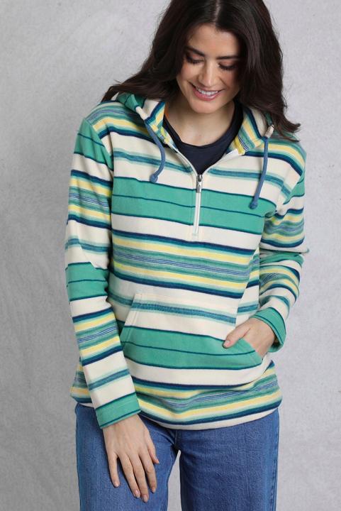 Produktbild Weird Fish Lana Kapuzenpullover mit kurzem Reissverschluss (48 D)