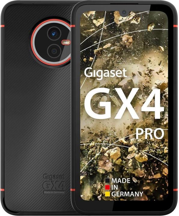 Produktbild Gigaset GX4 PRO (128 GB, Schwarz, 6.10", Dual SIM, 48 Mpx, 4G)