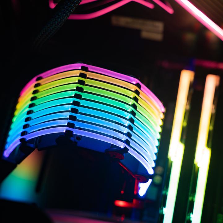 Produktbild Jonsbo DY-1 ARGB Beleuchtung für Mainboard Stromkabel (RGB)