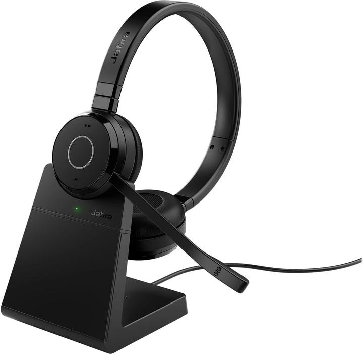 Jabra Evolve 65 TE MS Stereo NC (Bluetooth, USB-A)incl. Charger (Wireless, USB-A)