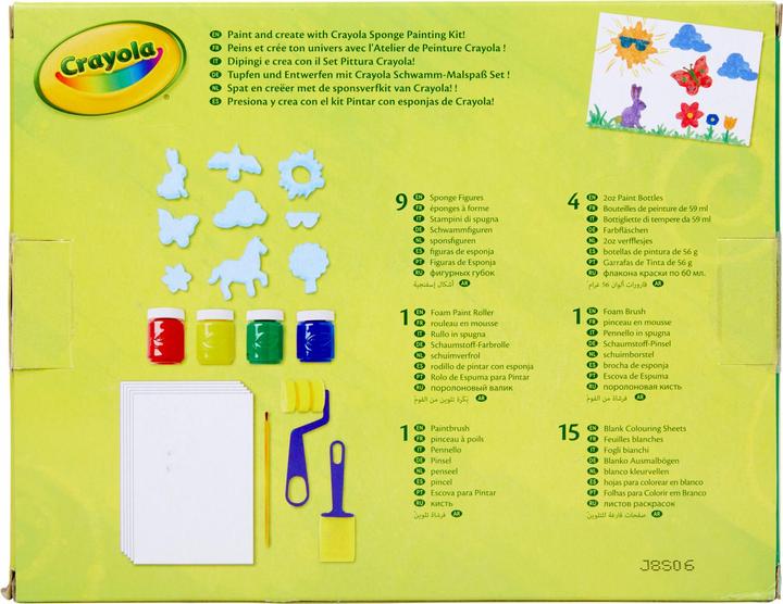 Actual product image Crayola Craft set painting with sponge