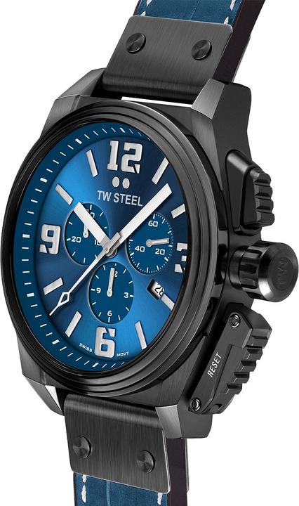Image du produit TW-Steel TW1016 Canteen Chronograph Limited Edition Montre Homme 46mm 10ATM (Chronographe)