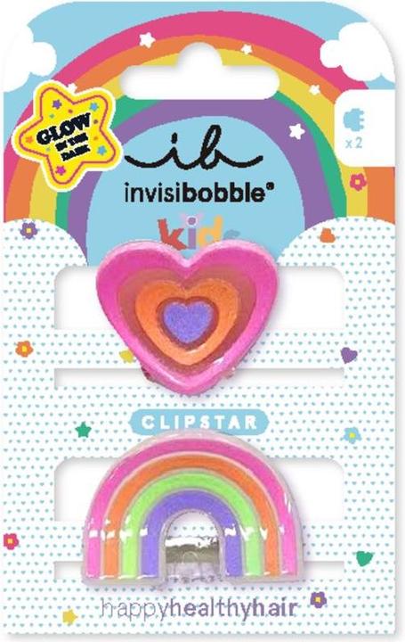 Produktbild Invisibobble Klamm Clipst Glo Kid Hear 2 (2 Stk.)