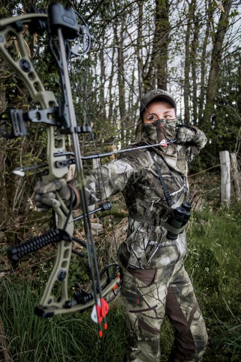 Image du produit Solognac Pantalon Chasse Femme 500 Silencieux Respirant Camouflage (42)