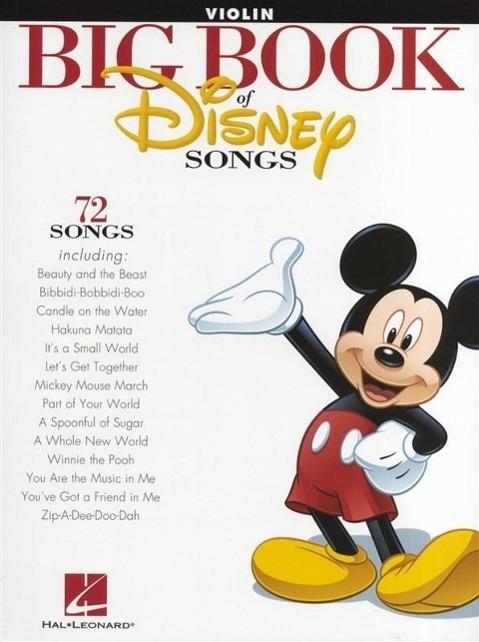 Immagine prodotto Disney Interactive Studios The Big Book Of Disney Songs - Violin (Inglese, Hal Leonard Publishing Corporation, 2012)