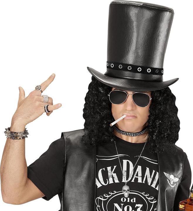 Actual product image Widmann Leather look top hat