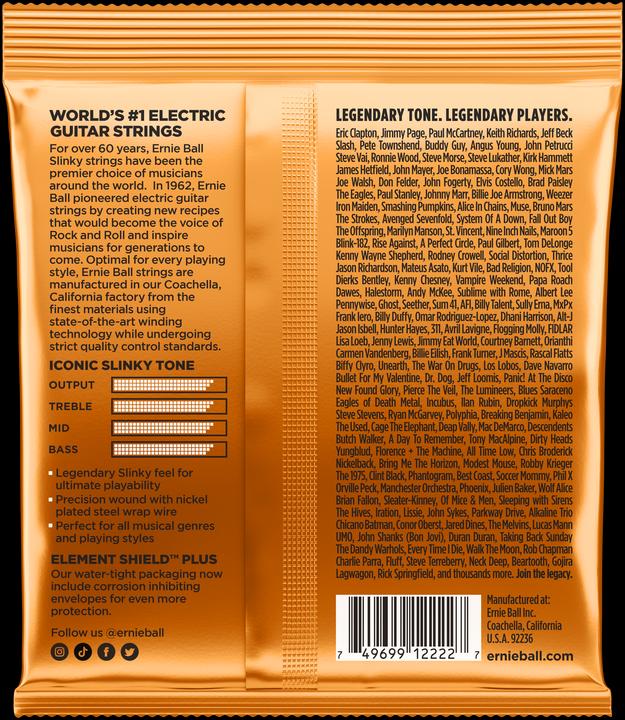 Immagine prodotto Ernie Ball Ibrido Slinky (6 x, Chitarra elettrica, 0.05")