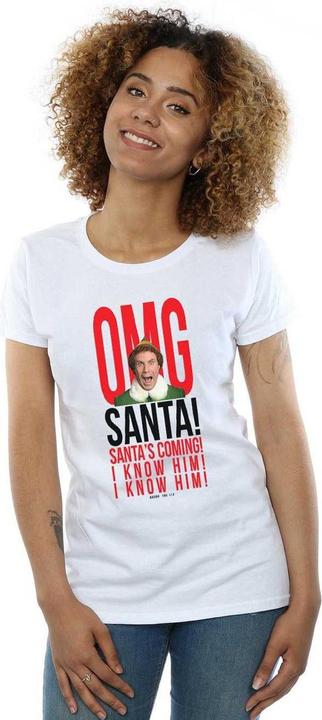 Image du produit Elf - T-shirt OMG SANTA KNOW HIM - Femme (XXL)