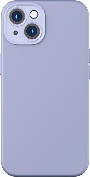 Actual product image Baseus Liquid Silica Gel Case for iPhone 14 Plus (lavender)+ tempered glass + cleaning kit (Apple iPhone 14 Plus)