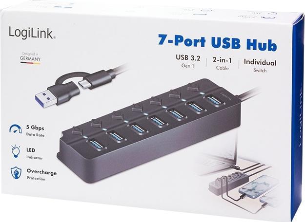 Immagine prodotto LogiLink Controllo (USB-C, 7 Porti)