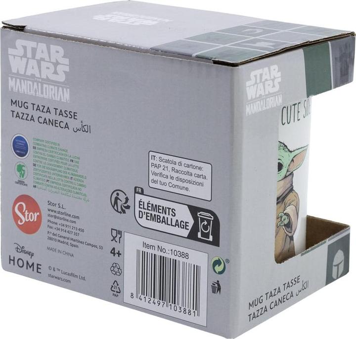 Image du produit Stor Star Wars : The Mandalorian Mug Cute Baby Grogu 325 ml (325 ml)