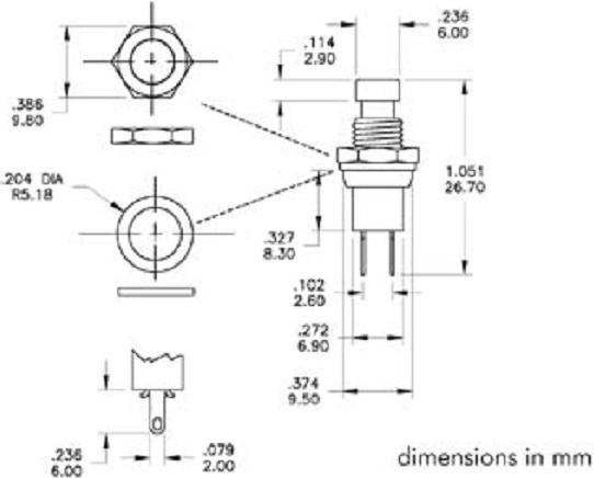 Produktbild Velleman Push-Button
