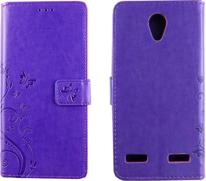Produktbild König Design Hülle Handy Schutz für ZTE Blade L7 Case Cover Tasche Wallet Etui Handyhülle Neu (ZTE Blade L7)