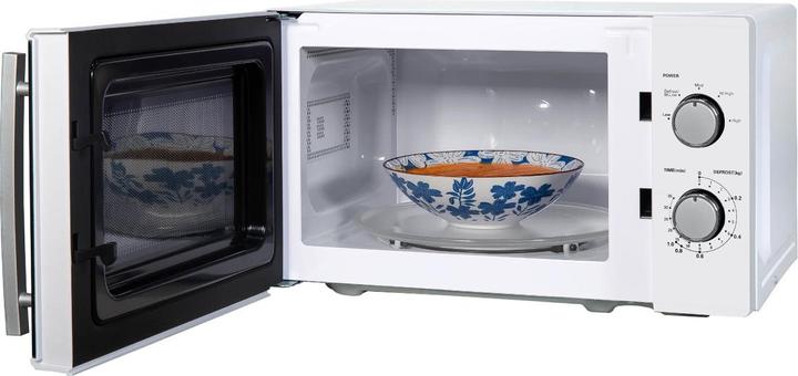 Produktbild Russell Hobbs RHM2060 – Manuelle Mikrowelle, 20 L, Weiss (CH-Stecker, 20 l)