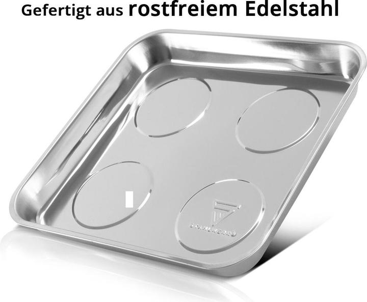 Stahlwerk Magnetschale MS-30 ST 3er Set 270 x 292 x 30mm Magnetteller Haftschale (3 x)