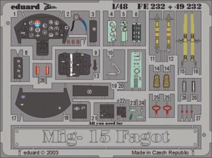 Produktbild Eduard MiG-15 Fagot