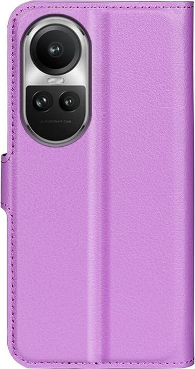 Produktbild Cover-Discount Oppo Reno10 / 10 Pro - Leder Etui Hülle violett (OPPO Reno 10, Oppo Reno 10 Pro)