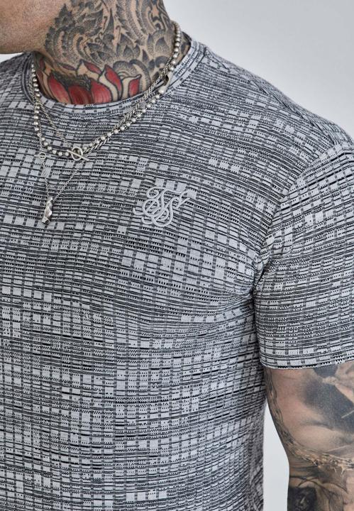 Actual product image Siksilk Rib Knit T-Shirt (XL)