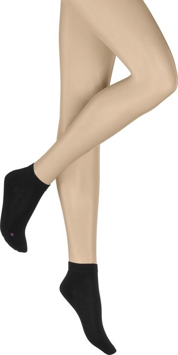 Actual product image Hudson Air Plush (3-pack) sneaker socks, colour 005 black, size 39-42 (Single pack, 39 - 42)