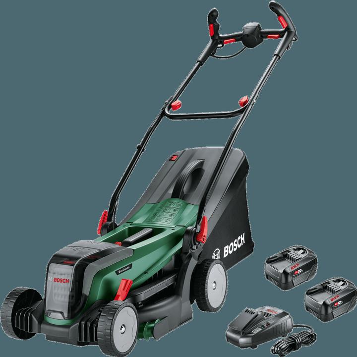 Actual product image Bosch Home & Garden UniversalRotak 2x18V-37-550 (Rechargeable battery operated)