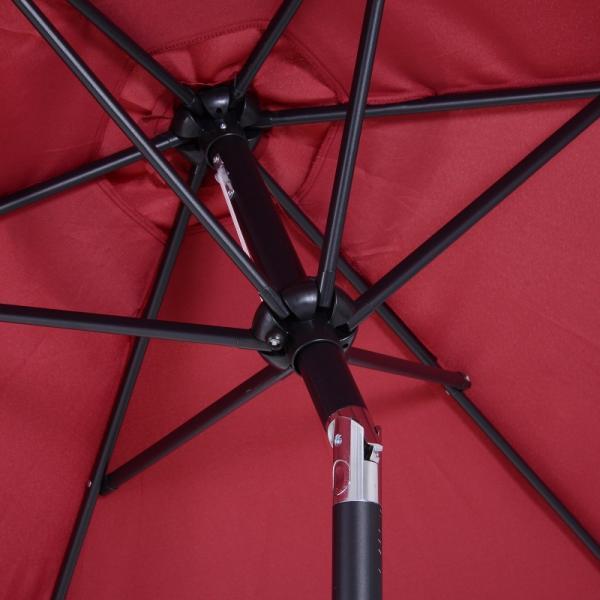 Actual product image Outsunny Parasol with hand crank (2.70 m)