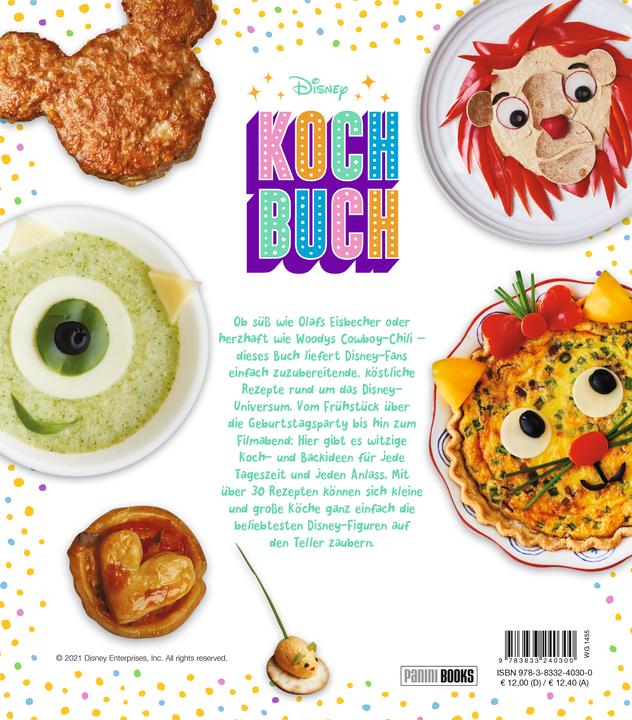 Image du produit Panini Disney: Kochbuch (Allemand, Igloo Books, Anita Weinberger-Schwendenwein, 2021)