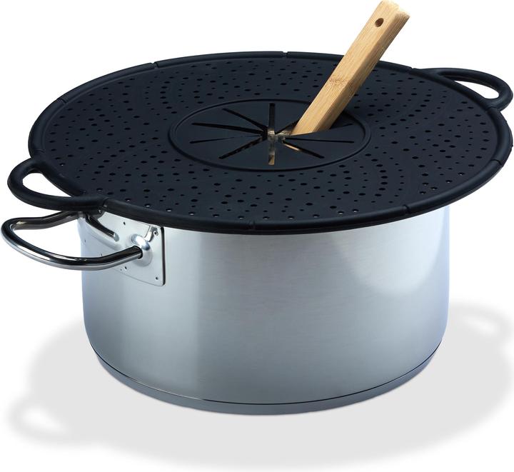 Actual product image Relaxdays Silicone Pot Watcher (31 cm, Metal)