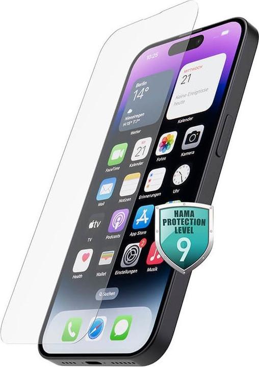 Immagine prodotto Hama Vetro di cristallo premium (1 Pezzo/i, Apple iPhone 14 Pro)