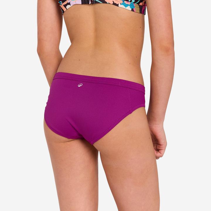 Immagine prodotto Olaian Bikini-Hose Surfen Mädchen geblümt Alma Hao violett (140)