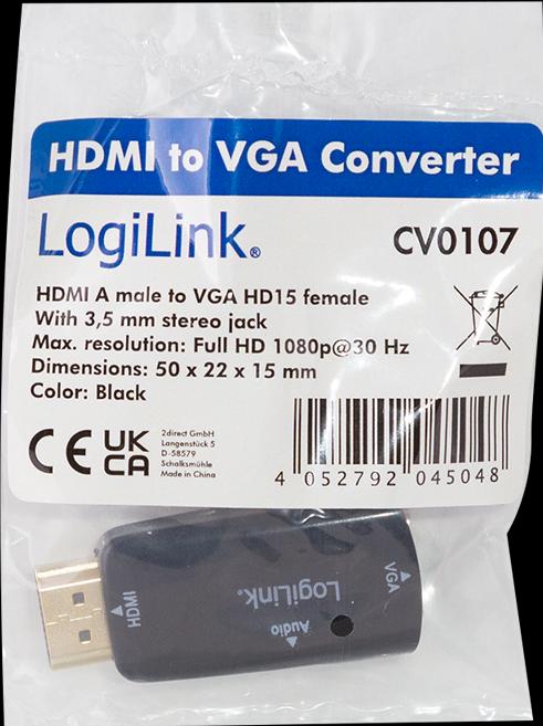Produktbild LogiLink CV0107 (HDMI, 5 cm)