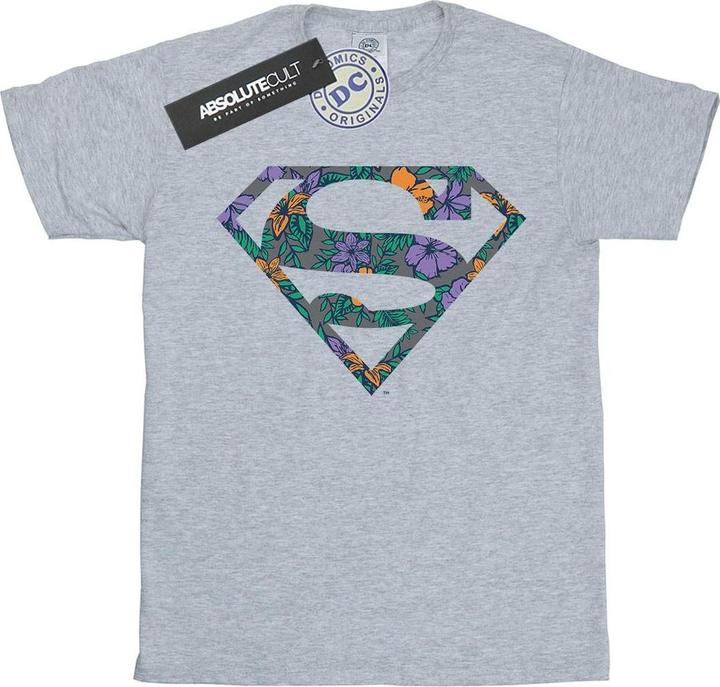 Superman Floral Logo 1 TShirt (M)