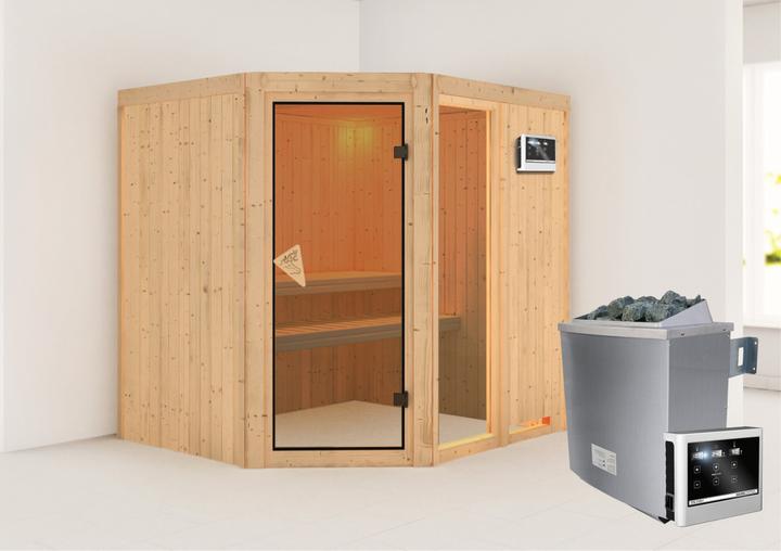 Produktbild Karibu Fiona 2 ohne Dachkranz (9 KW externe Steuerung)
