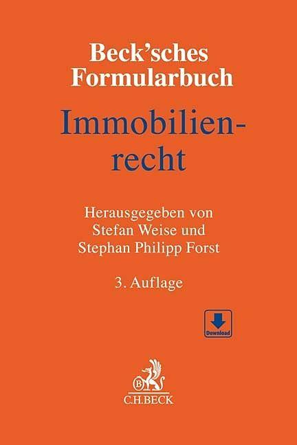 Actual product image Beck'sches book of forms on real estate law (German, Philip F. Stepha)