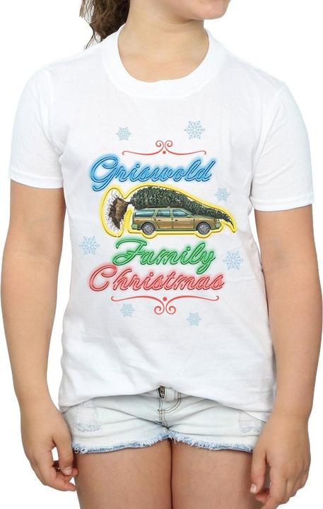 Actual product image National Lampoon´s Vacation Girls Griswold Family Christmas Cotton T-Shirt (152, 158)