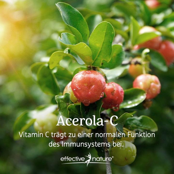 Image du produit Effective Nature Acérola avec vitamine C 150 comprimés à sucer (150 pièce(s))