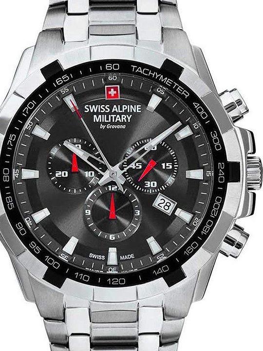 Immagine prodotto Swiss Alpine Military 7043.9237 Chrono in vetro zaffiro 46mm 10ATM (46 mm)